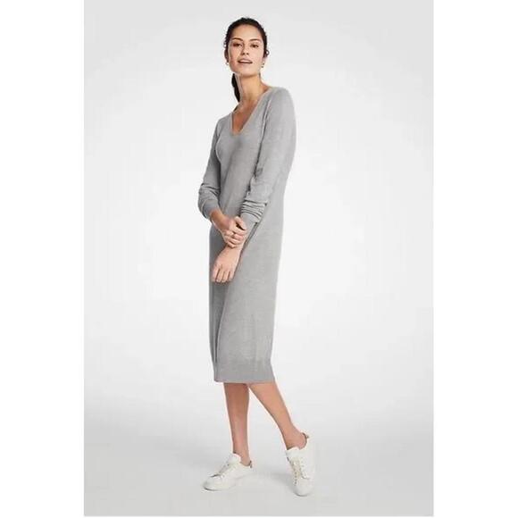 Ann Taylor Wool Blend Midi Sweater Dress‎ - NWT (New) - Picture 3 of 8